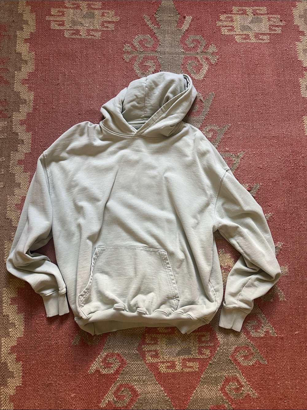 vintage mint green hoodie